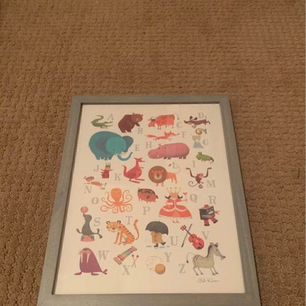 Hallmark Alphabet Framed Print by Bob Kolar